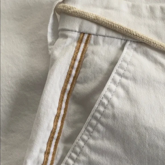 NWT Celebrity Pink size 7 white pants distressed raw hem ankles boho festival - Picture 6 of 9